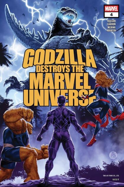 Godzilla Destroys the Marvel Universe #4