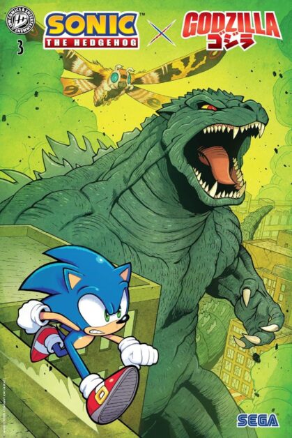 Sonic the Hedgehog x Godzilla#3